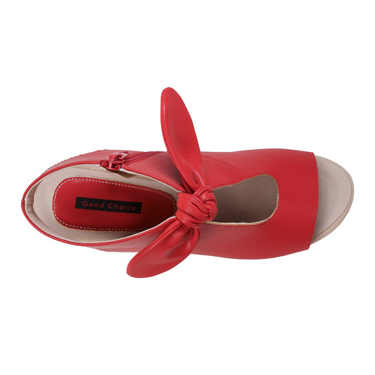 Women's Kimora Red Heeled Sandals