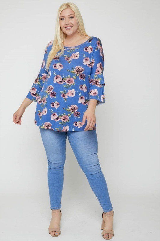 Floral Print Top - It's a Girly Place