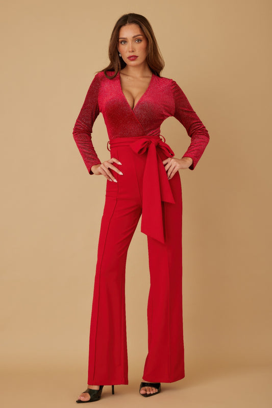 Velvet Top Fashion Jumpsuit - It's a Girly Place