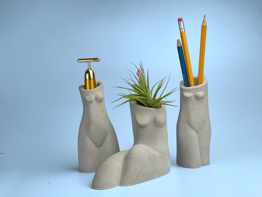 Female Body Vase | AIR PLANT HOLDER