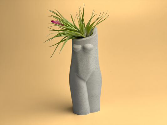 Female Body Vase | AIR PLANT HOLDER