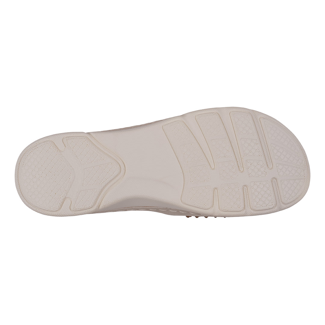 Women's Julie Gold Embellished Flat Comfort Sandals