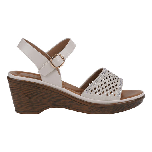 Women's West Ivory Wedge Sandals