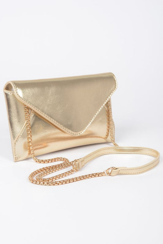 Metallic Small Envelope Clutch - It's a Girly Place