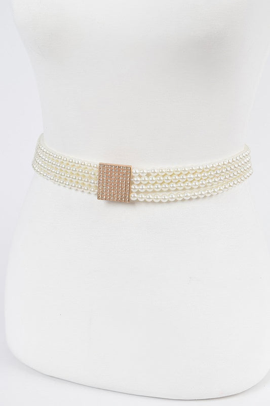 Elastic Pearl Belt - It's a Girly Place