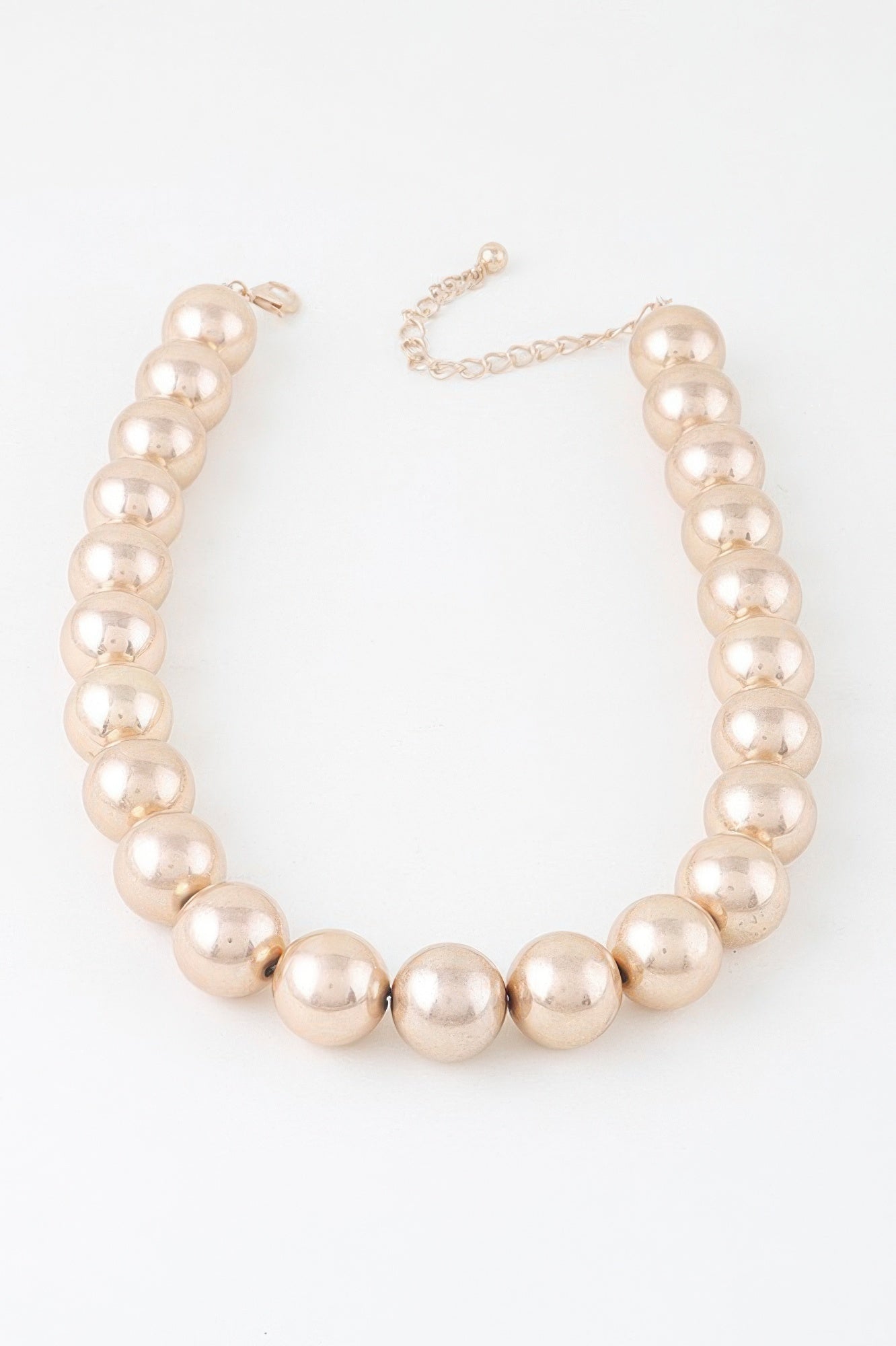 Shiny Statement Beaded Necklace - It's a Girly Place