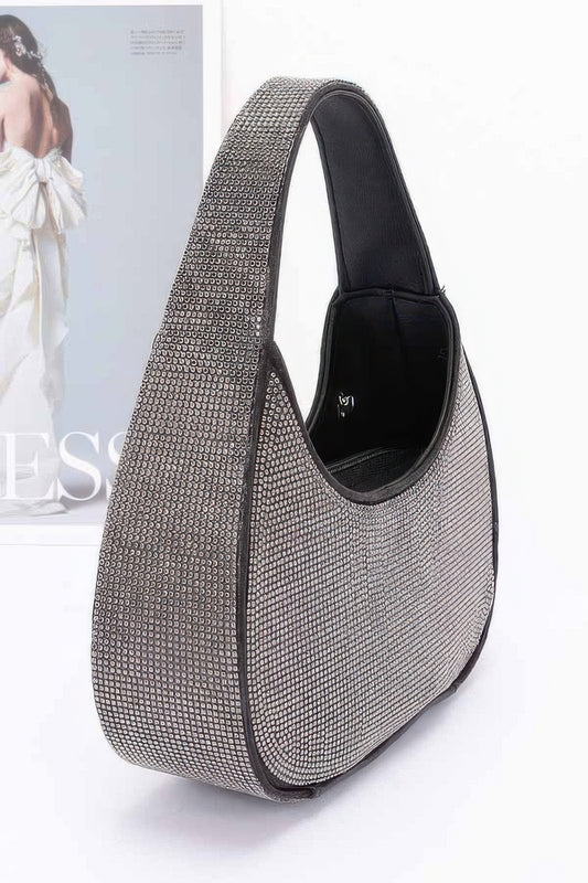 Rhinestone Hobo Bag - It's a Girly Place