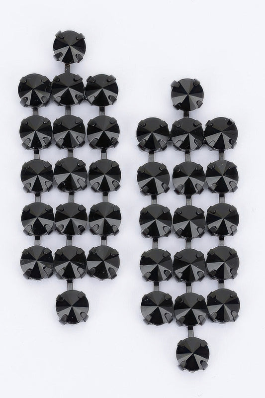 Rhinestone Party Earring - It's a Girly Place