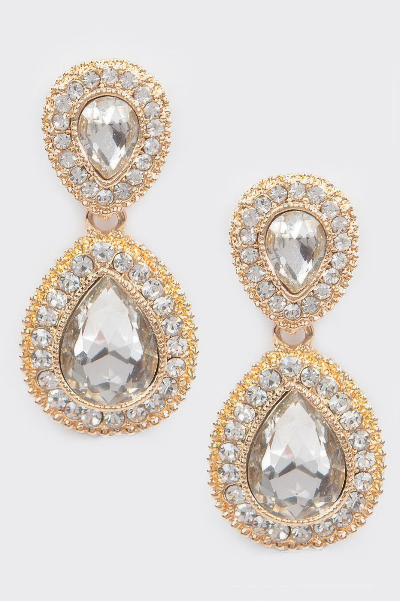 Rhinestone Dangle Earring - It's a Girly Place