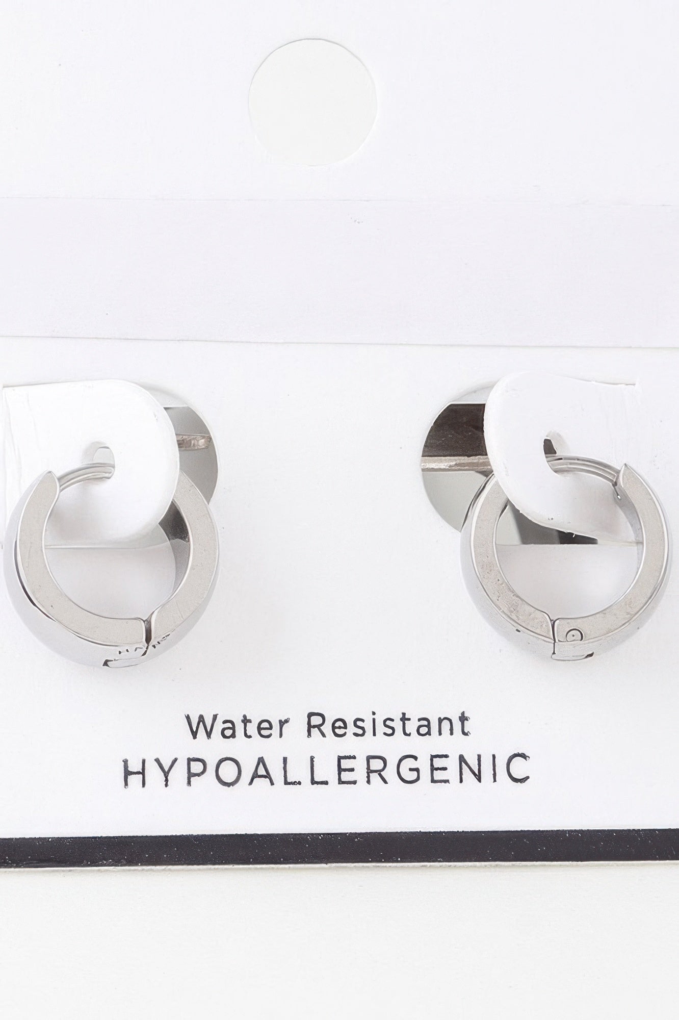 Shiny Bulky Hoop Earrings - It's a Girly Place