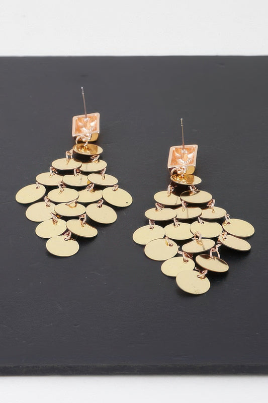 Modern Diamond Sequin Earrings - It's a Girly Place