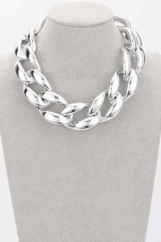 Oversized Chain Choker - It's a Girly Place