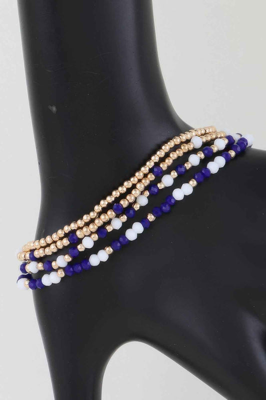 Alternating Stone Beaded Bracelet