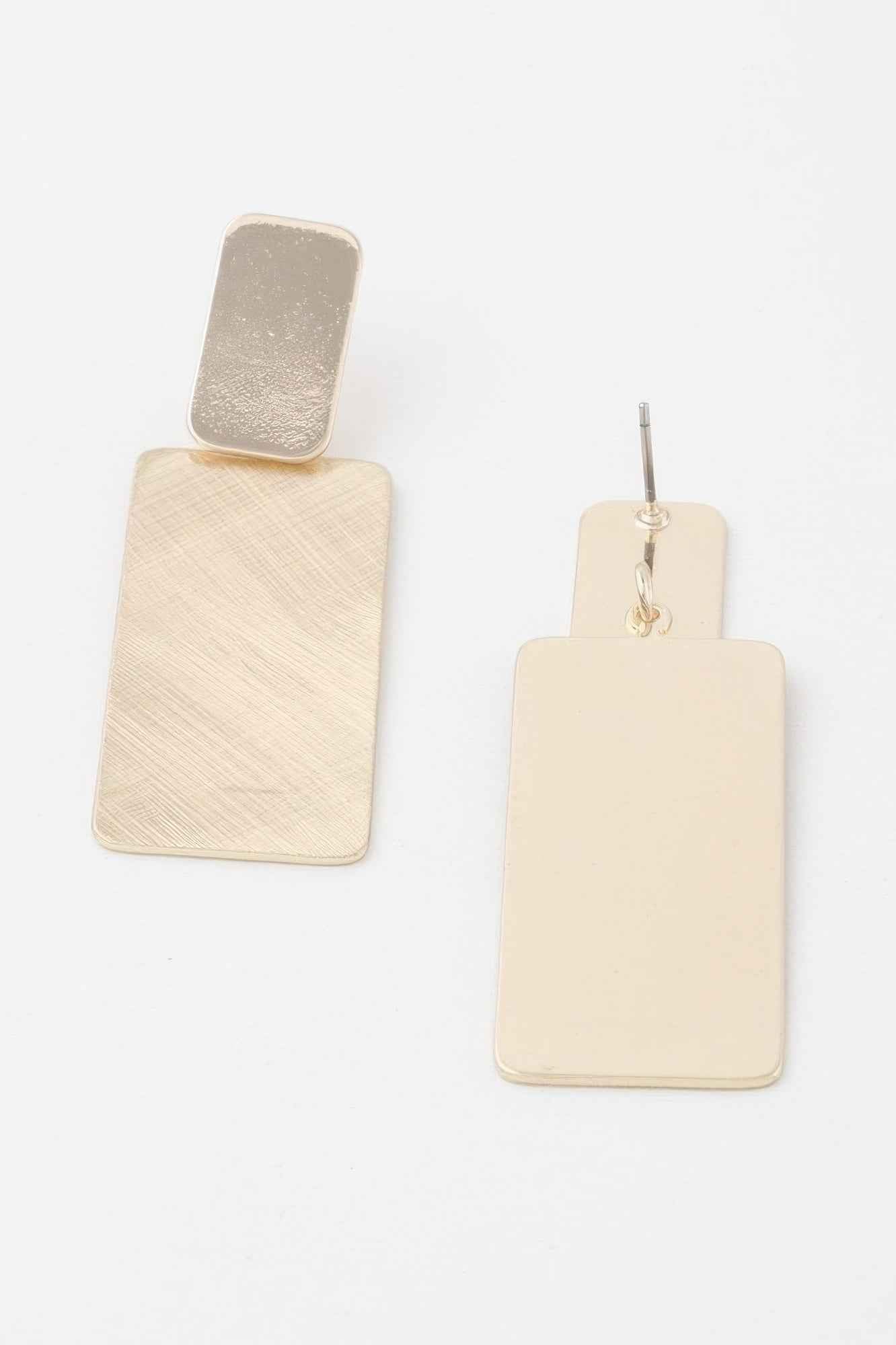 Abstract Bar Drop Earrings