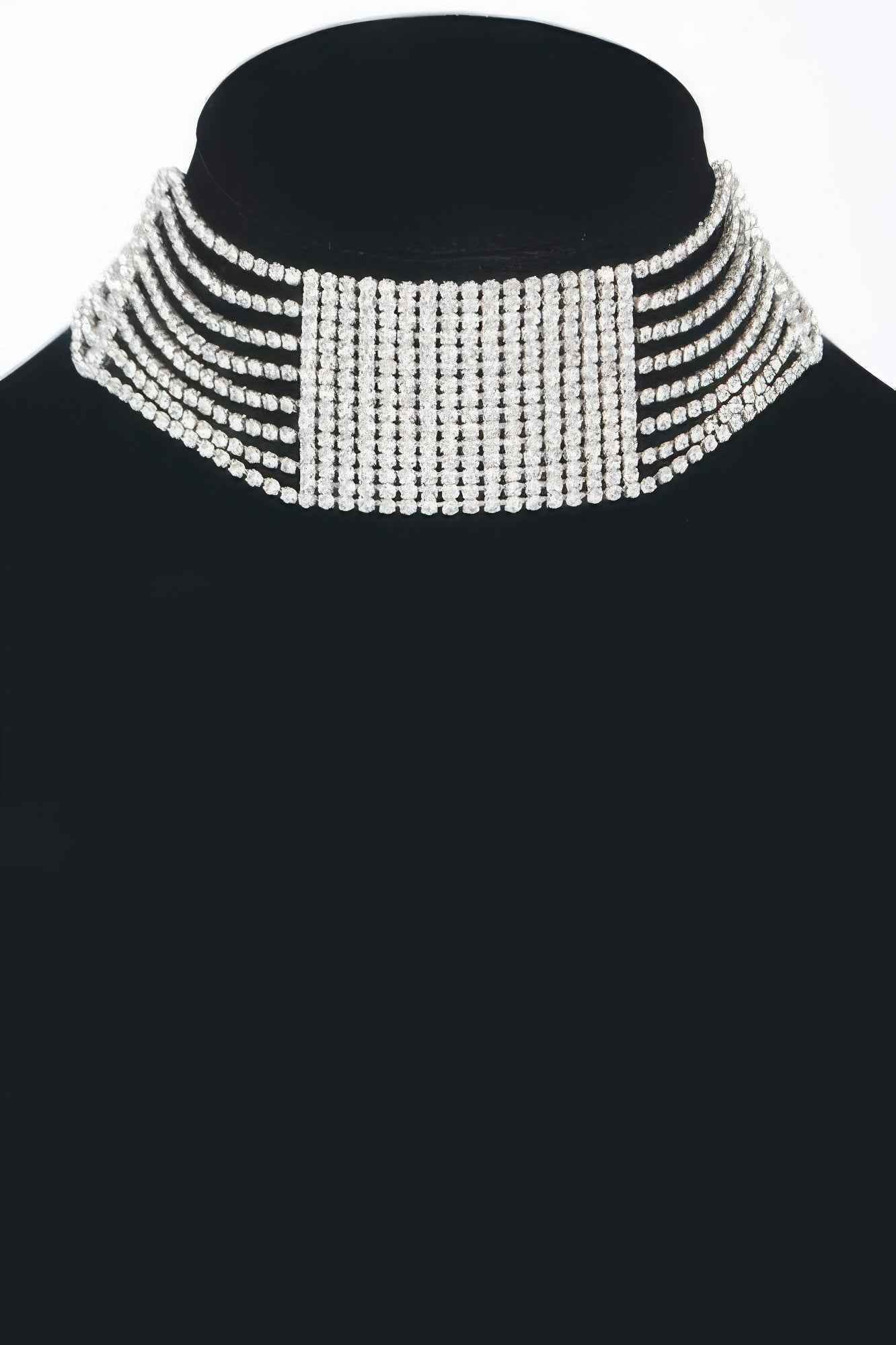 Rhinestone Choker Necklace