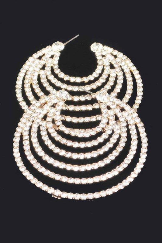 Rhinestone Statement Earrings