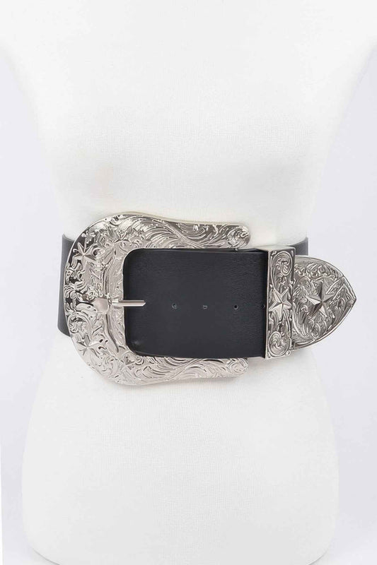 Oversized Buckle Plus Size Belt