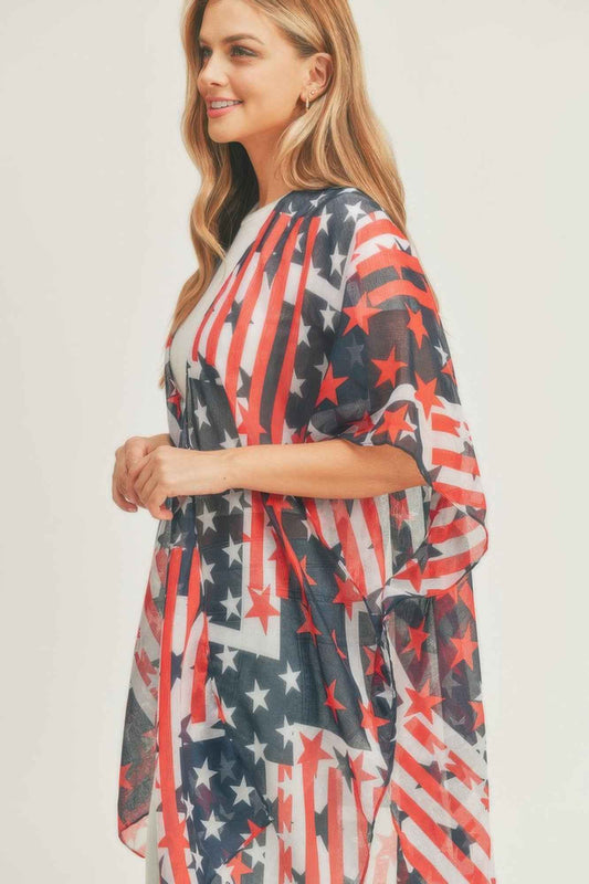 American Flag Kimono