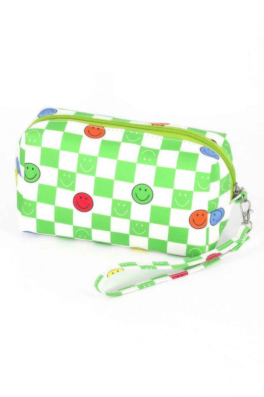 Smile Face Pouch Wristlet