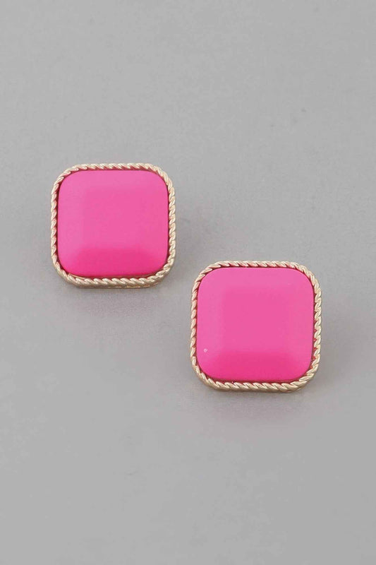 Antique Twisted Cubic Earrings