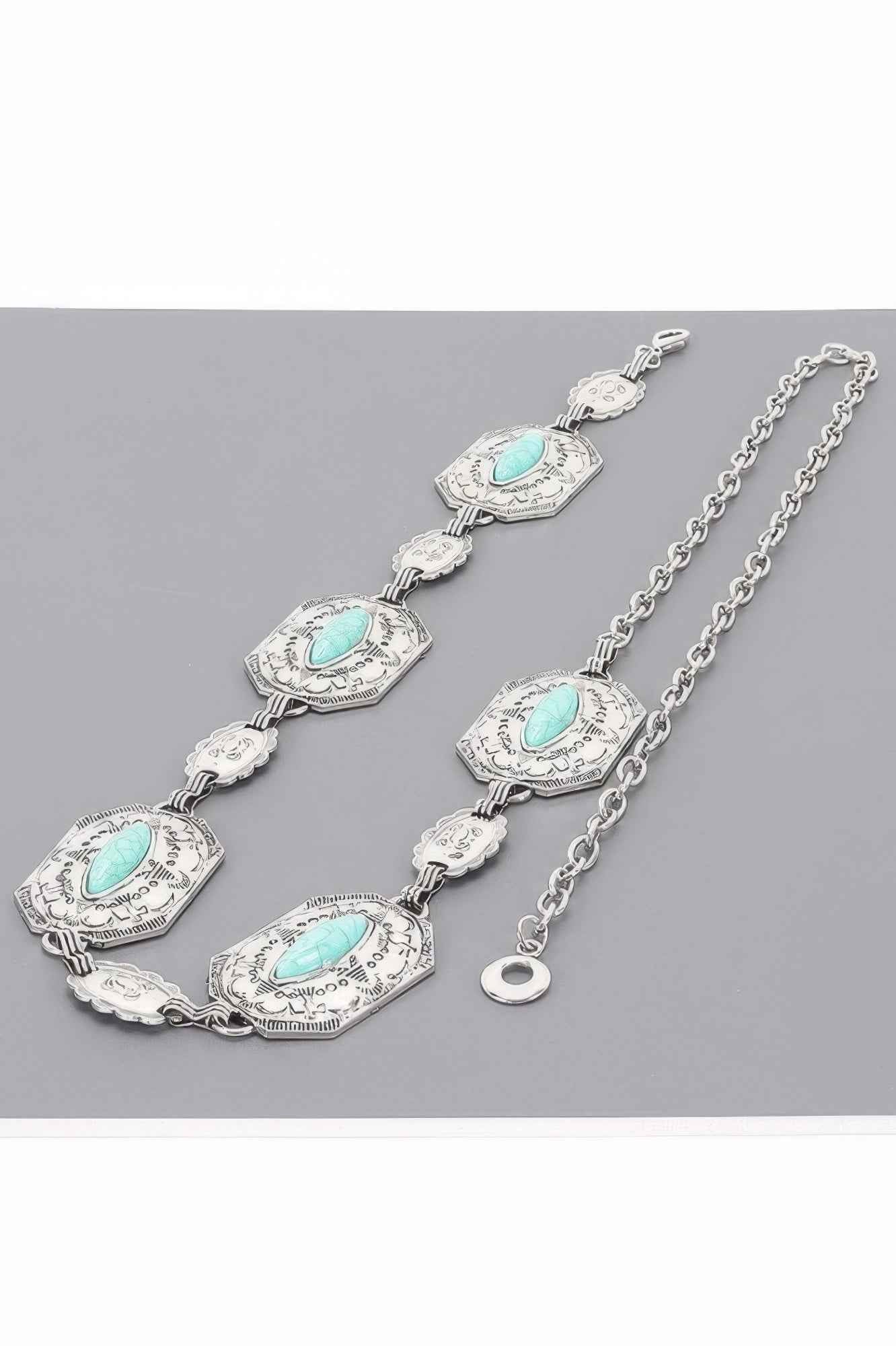 Western Turquoise Chain Belt