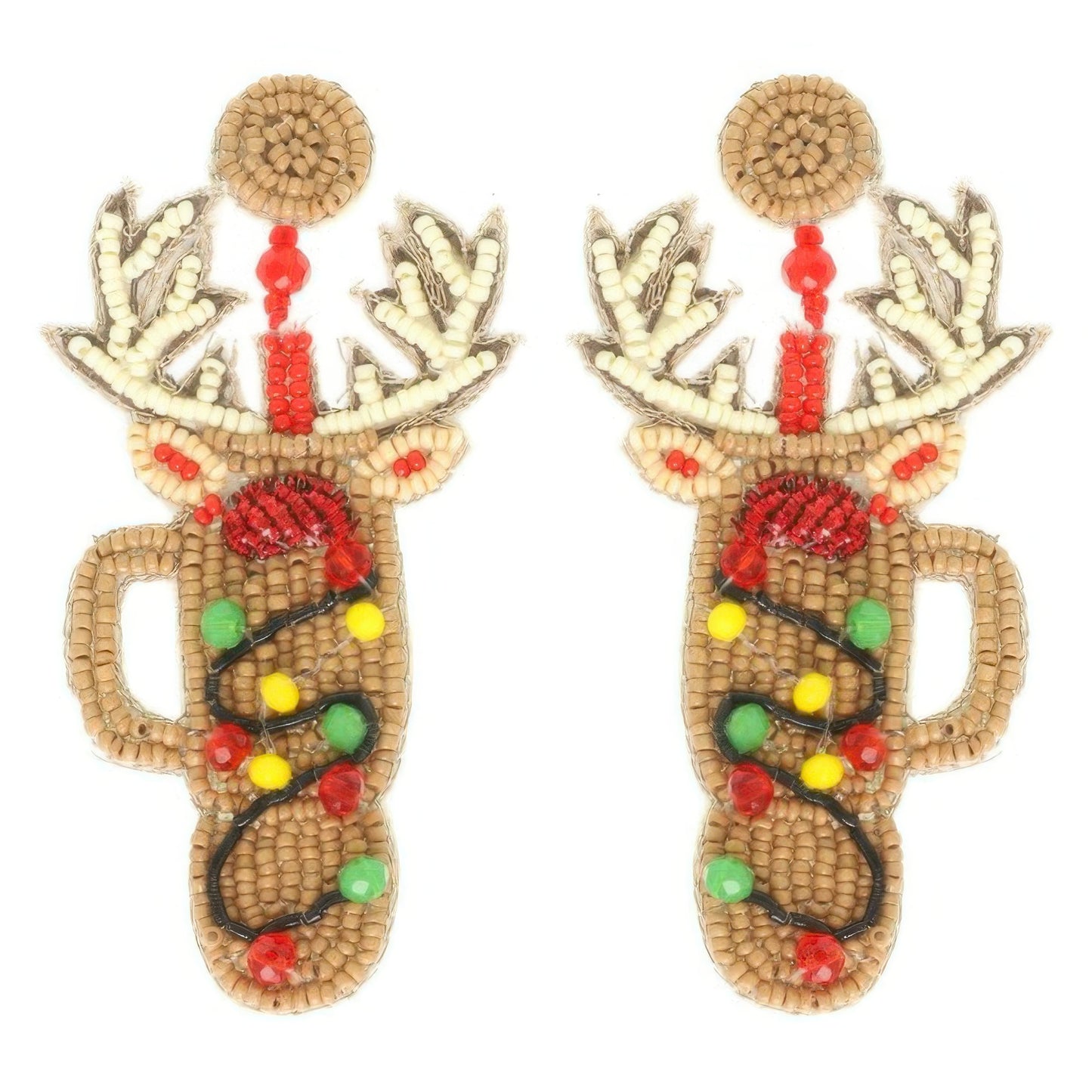 Christmas Rudolph's Cup Post Earrings - It's a Girly Place