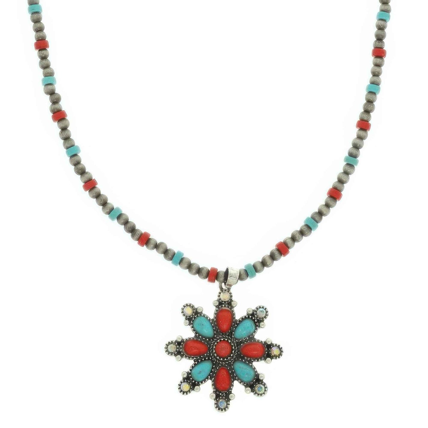 Western Christmas Snowflake Pendant