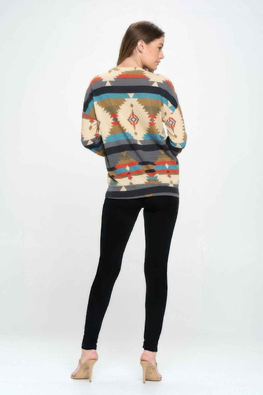 Mir Round Nk Long Sleeve W/ Pocket Top