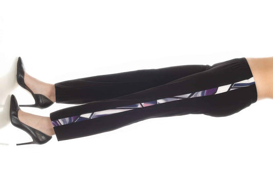 Hit Contrast Straight Pants