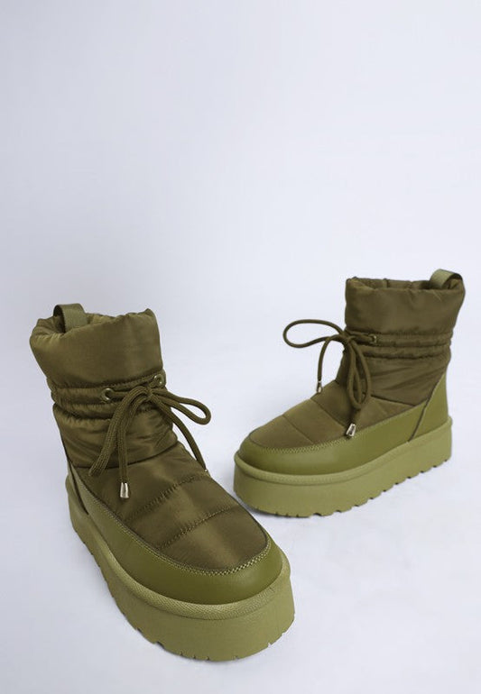 Pacos High Ankle Chunky Snow Boots