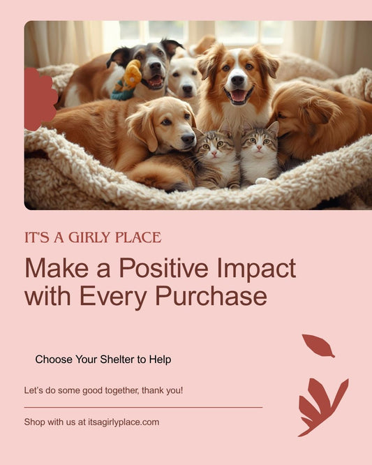 OUR MISSION - SUPPORT ANIMAL SHELTERS w/EVERY PURCHASE 🐾