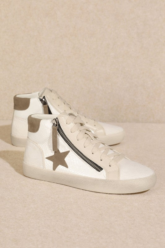Star High Top Sneakers