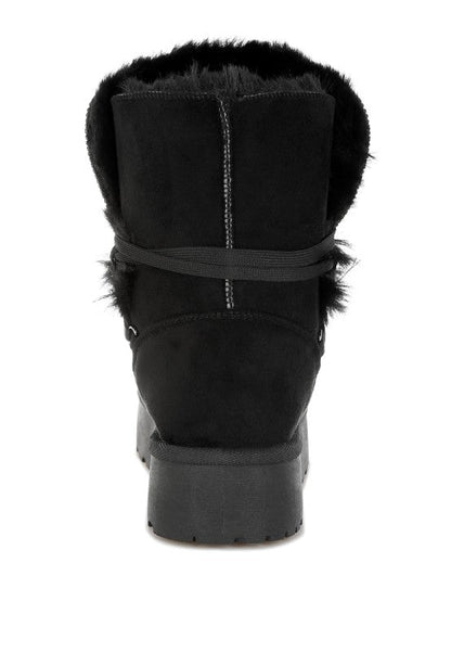 Noaya Chunky Faux Fur Snow Boots