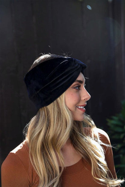 Leto Accessories Super Soft Twisted Velvet Headbands