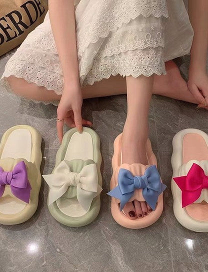 Miss Sparkling Cute Bow Slides
