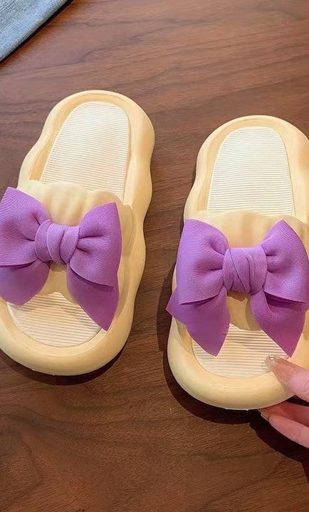 Miss Sparkling Cute Bow Slides