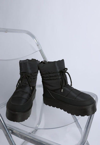 Pacos High Ankle Chunky Snow Boots