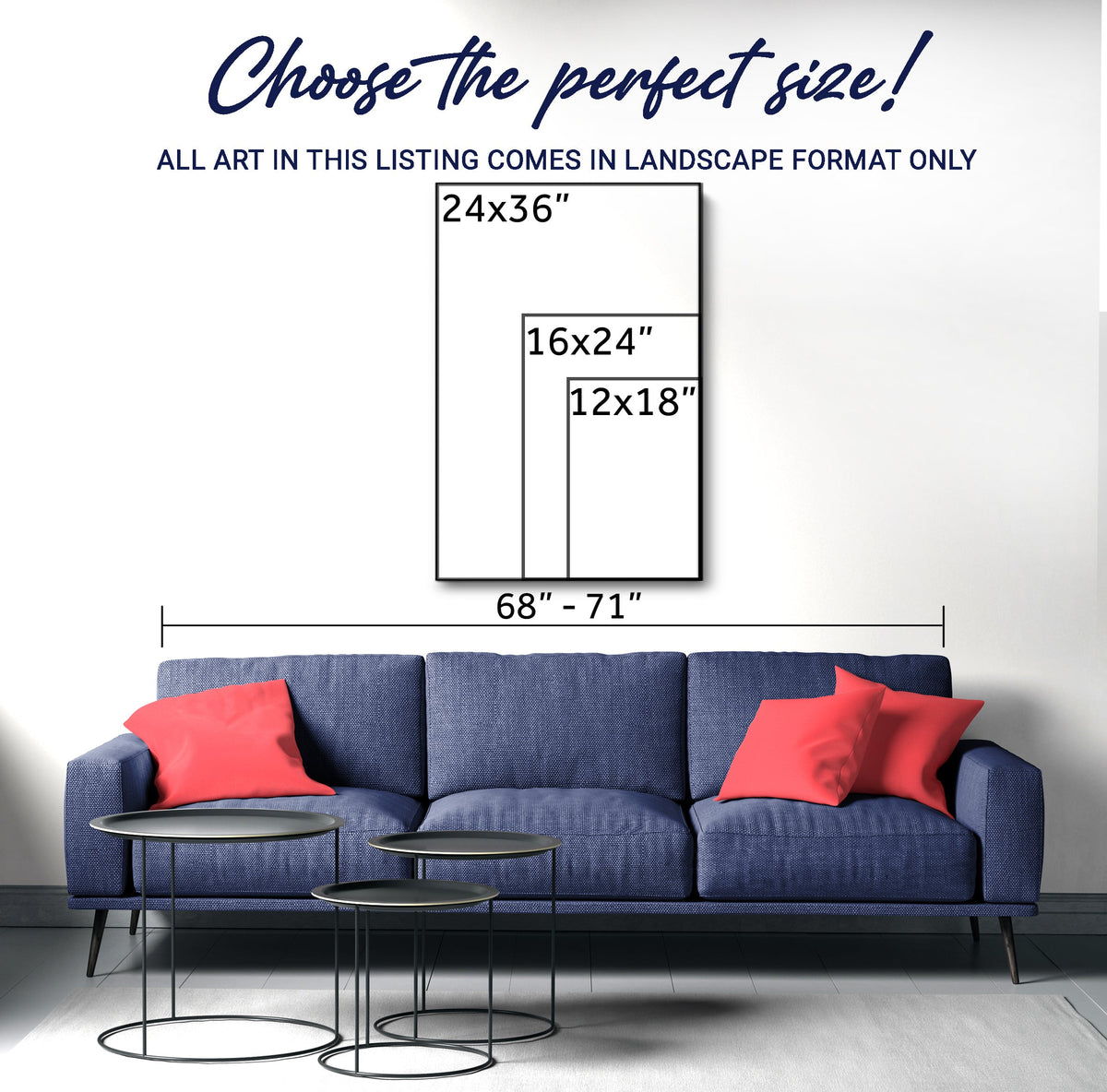 Modern Neutral Mountain Wall Art