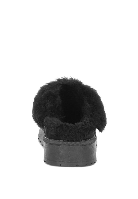 Portho Faux Fur Slip Ons