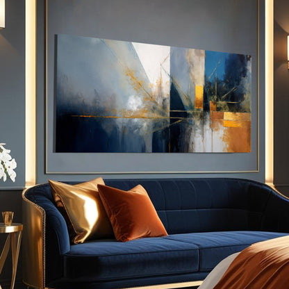 Abstract Geometric Lines Wall Art III