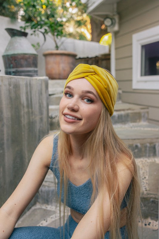 Leto Accessories Super Soft Twisted Velvet Headbands