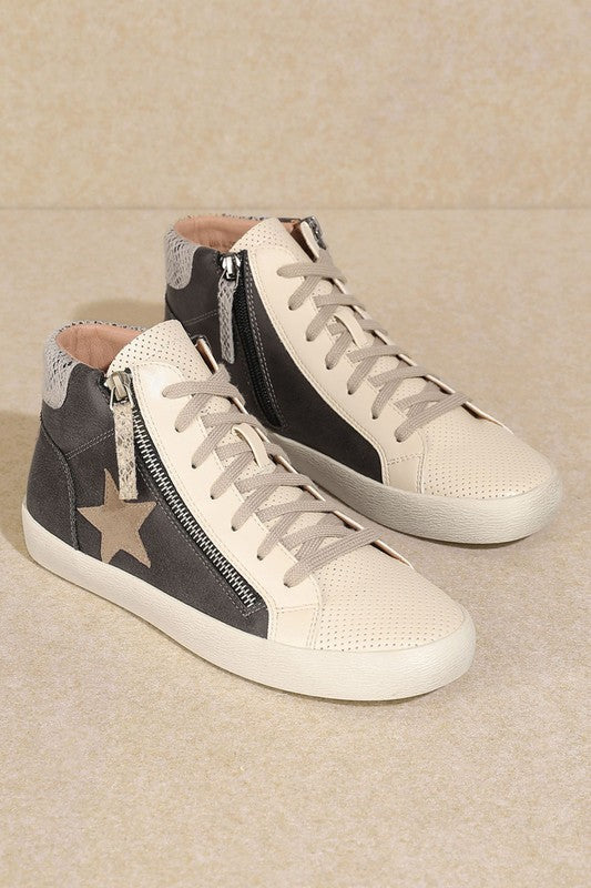 Star High Top Sneakers