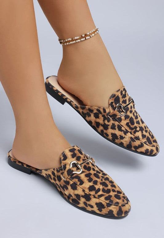 Alpine Horsebit Detail Mules