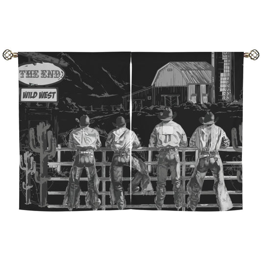 Ranching Curtains Window 28"x 40" (2-Piece) Made in America