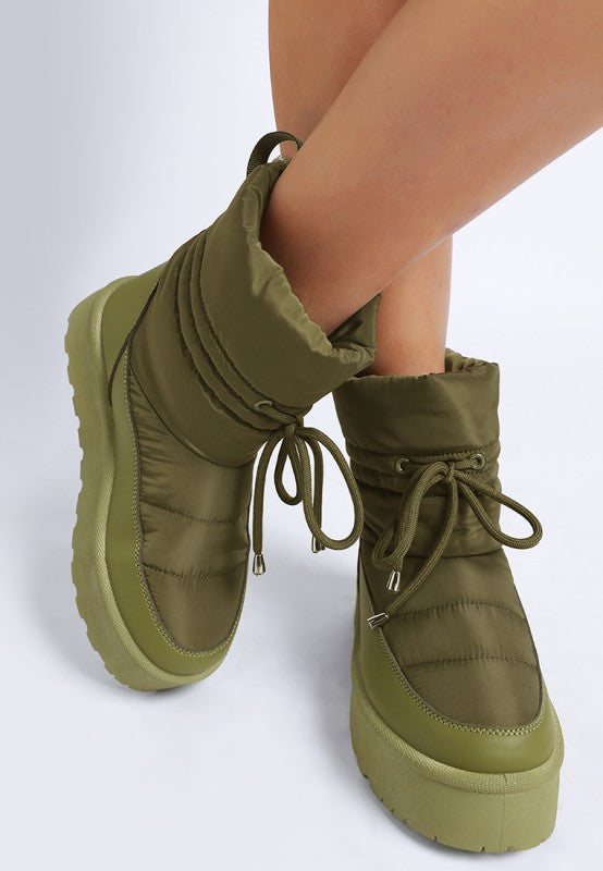 Pacos High Ankle Chunky Snow Boots