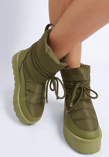 Pacos High Ankle Chunky Snow Boots