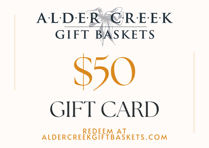 Alder Creek Gift Baskets Gift Card