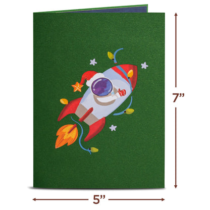 Christmas in Space 3D Popup Card