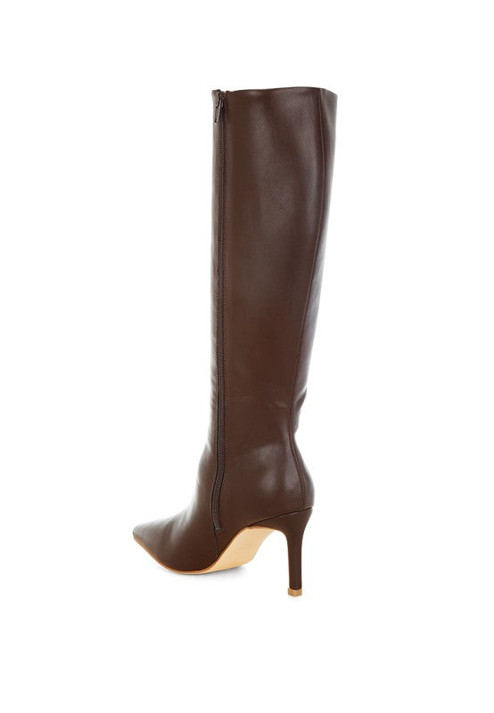 Skara Faux Leather Calf Boots
