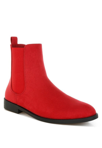 Ayasa Low Block Heel Chelsea Boots